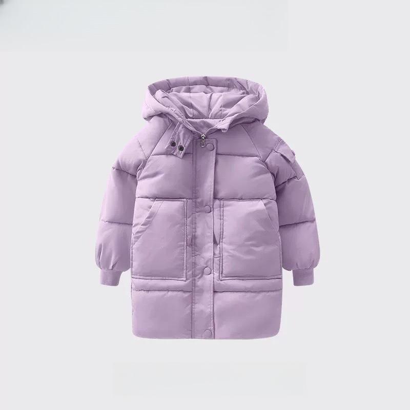 Winter Children's Jackets, Down Cotton-padded Jackets for Boys and Girls, Korean Version of The Mid-length Thickened Warmth