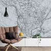 Photomural Old Map Smooth Vinyl 180x120
