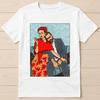 Frida Kahlo und Vincent van Gogh Lustige Geschenk-T-Shirts Locker Lässige T-Shirts Paar Ganzjahres Streetwear Hemden vintage kleidung