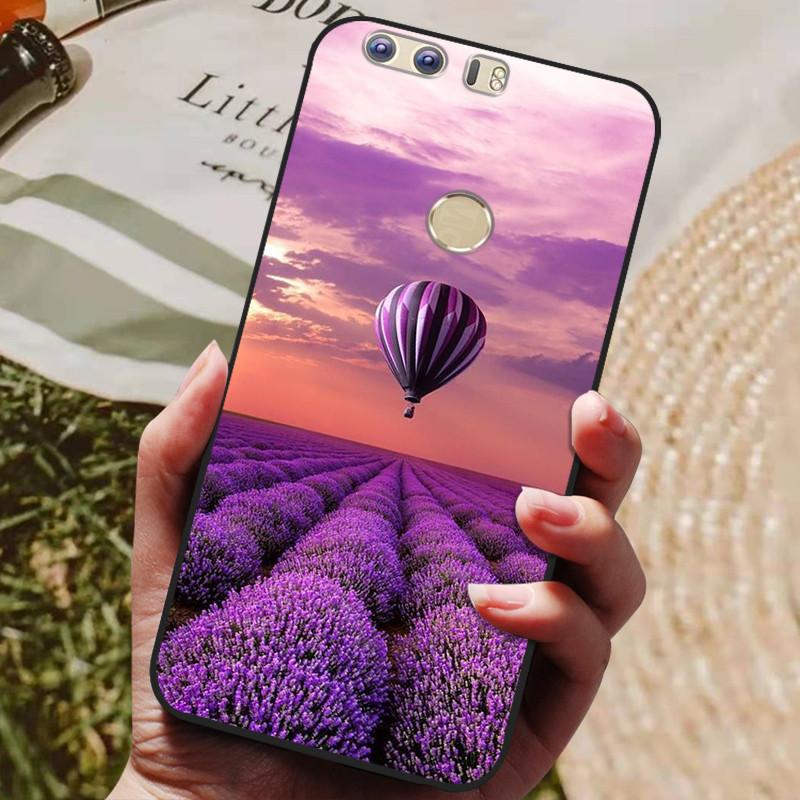 Pro Huawei Honor 8 5,2palcový kryt Silikonový zadní kryt Pouzdro na telefon pro Huawei Honor 8 Kryty Měkký nárazník coque Honor8 FRD-L19 Pouzdra