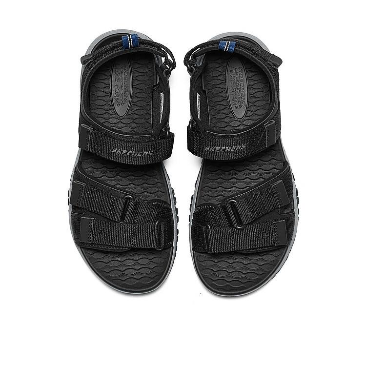 Skechers Luxe Foam Comfortable Versatile Beach Sandals Men sandals Black 205478-BLK