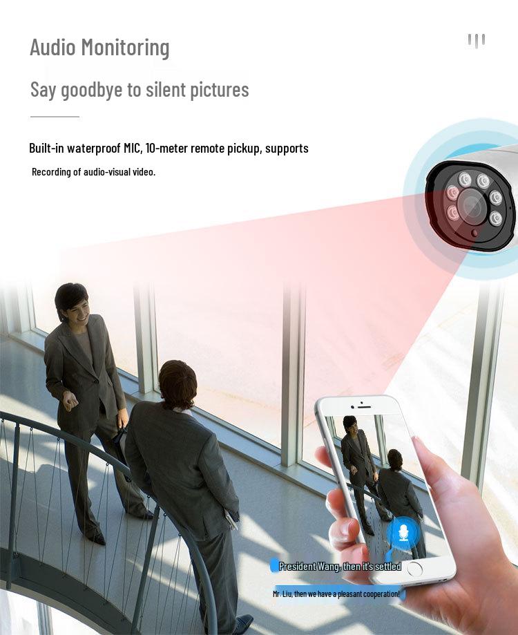 Wireless 4/8-Channel CCTV Monitoring Kit with Screen & 3MP WiFi Cameras