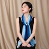 Silky Touch Neck Scarf Gradient Color Shawl Hijab Fashion Long Gauze Headwrap  for Women