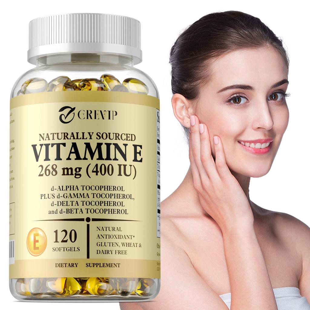 GREVIP - 268 mg Vitamin E - Immune Health - Skin Health
