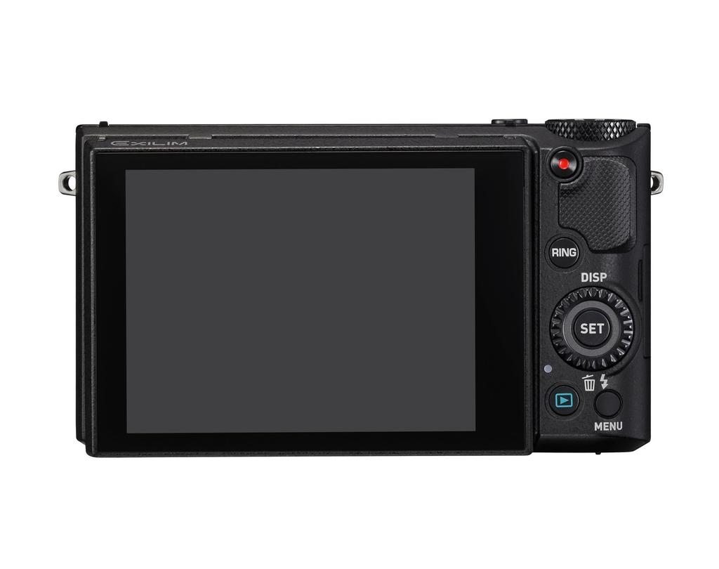 Casio EXILIM Digital Camera with 60 Fps Continuous Optical and Premium Black EX-100FBK Shooting, F2.8 Lens, 10.7x Zoom, Bracketing,