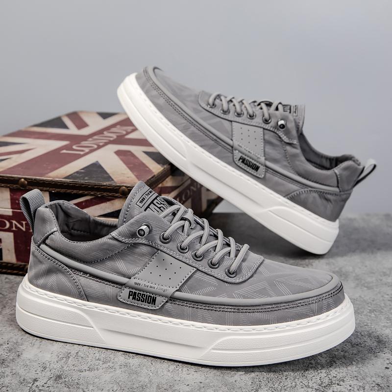 Fashion New Arrival Casual Shoes for Men Breathable Canvas Shoes Leisure Walk Male Sneakers Thick Bottom Vulcanize Footwear Man Trainers
