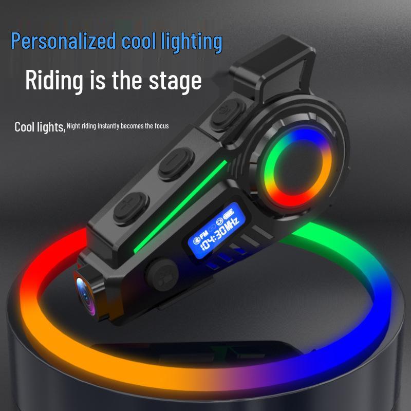 K19 Bluetooth Noise-Cancelling Waterproof Motorcycle Helmet Headset