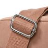 Compact Nylon Crossbody Bag with Double Zipper Closure Adjustable Strap Small Casual Purse for Daily Travel