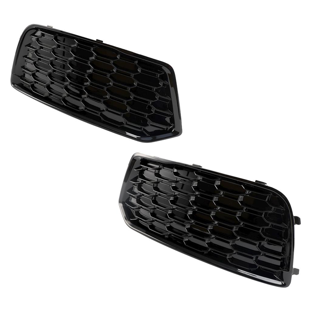 2 STÜCK Stoßfängerabdeckung Gitter Grill Blende Einsatz 80A807679D 80A807679DRU6 Passend für Q5 2018-2022 Maschen