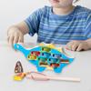 Magnetic Wooden Fishing Game Learning Preschool for Kids Children Boys Girls Dinosaur