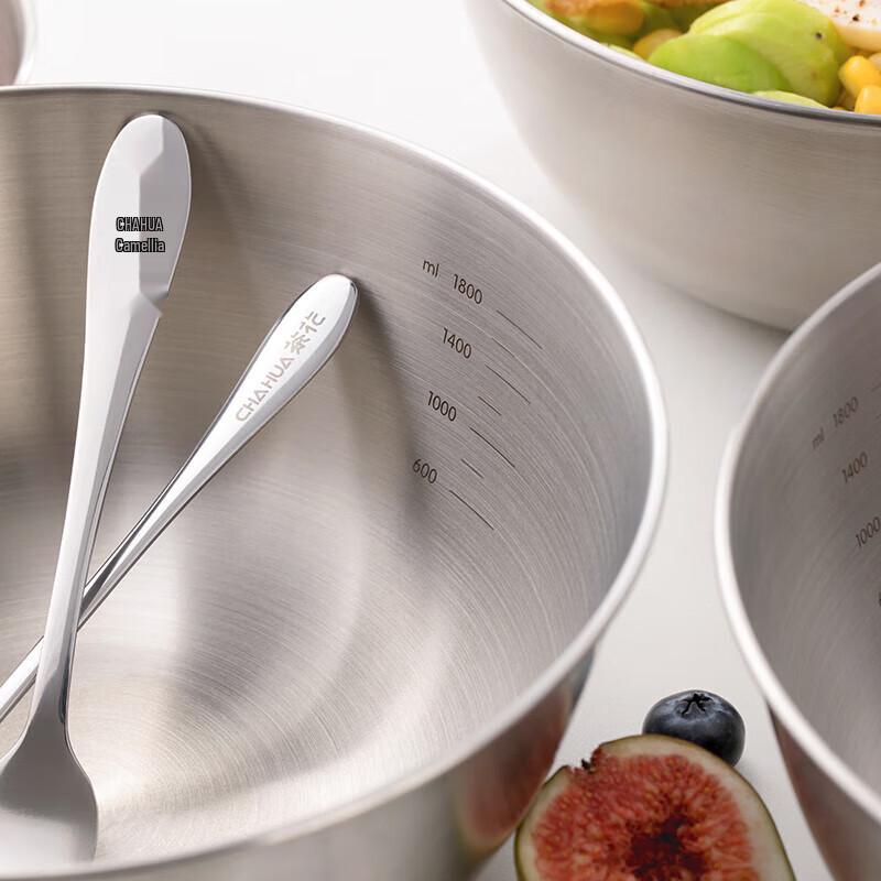 Camelia 304 Stainless Steel Salad & Mixing Bowl