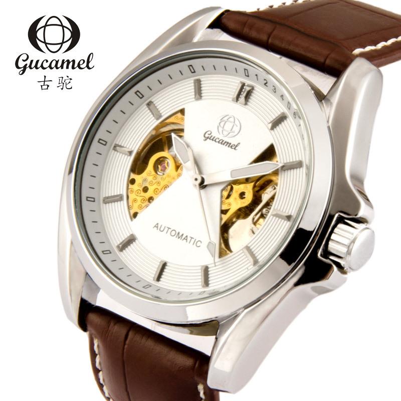 Fashion men's mechanical watch, through-the-bottom hollow automatic mechanical watch men's, men's mechanical watch