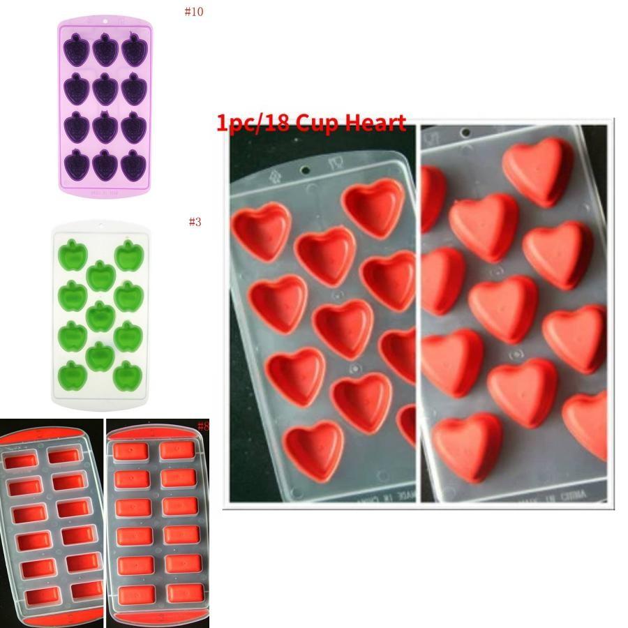 Versatile Silicone Mold For Chocolate Ice Cubes Fondant Soap Jello Candy Molding