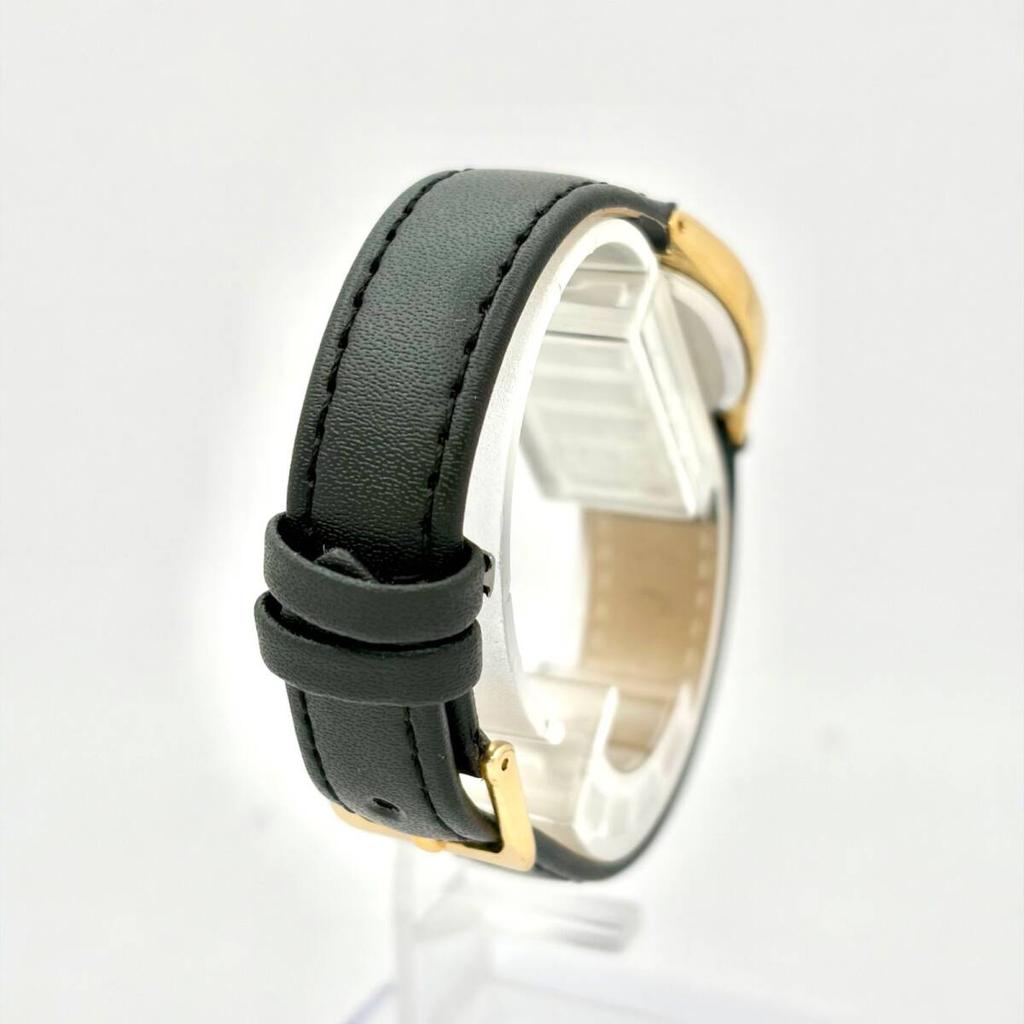 SEIKO Watch Gold Oval 370051 New Strap [New Battery] Ladies' 1421-5690