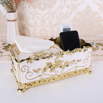 Paper Box European Paper Towel Creative Living Room Paper Household Simple and Cute Tea Table Multi-function Remote Control Storage Box