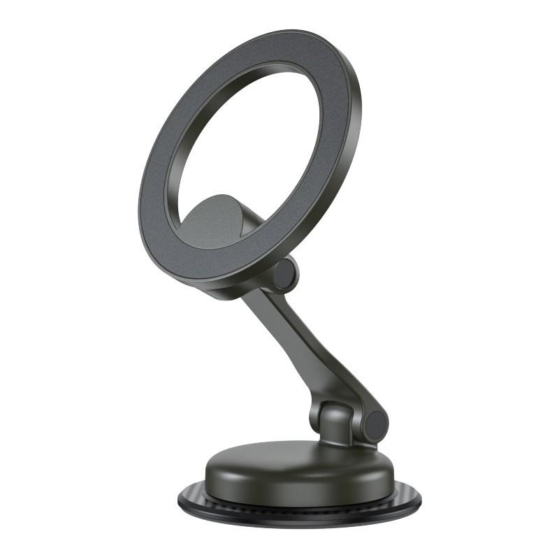 Magnetic Car Phone Holder Dashboard 360 Rotating Foldable Mount Compatible With MagSafe IPhones