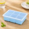 Silicone Ice Cube Maker 6/8 Grids Square Ice Mold Food Grade Large  Ice Cube Tray  Drinking Tool