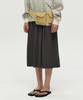 Hoite Drape Layer Skirt (Dark Gray)