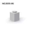 20pcs MOC Parts 3005 Brick 1 X 1 Compatible Bricks DIY Assmble Building Blocks Particle Kid Puzzle Brain Toy Gift
