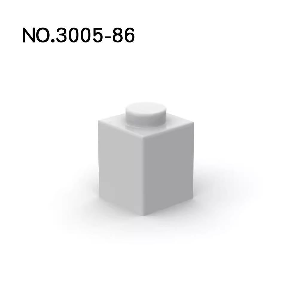 20pcs MOC Parts 3005 Brick 1 X 1 Compatible Bricks DIY Assmble Building Blocks Particle Kid Puzzle Brain Toy Gift