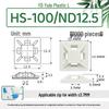 HS-100/101/102 Adhesive Wiring Base with Cable Tie Suction Cup