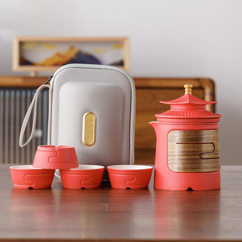 Yi Pan Suet Jade Porcelain Kung Fu Travel Tea Set