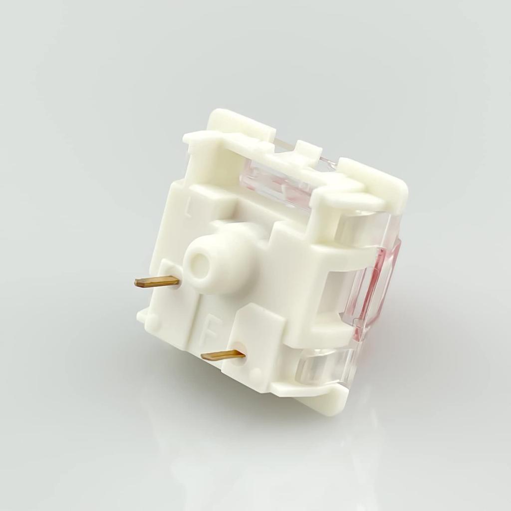 Gateron G Red Pro Switches Pre-lubricated 3-Pin RGB SMD Linear Gaming Mechanical Keyboard (72 pcs, Red)