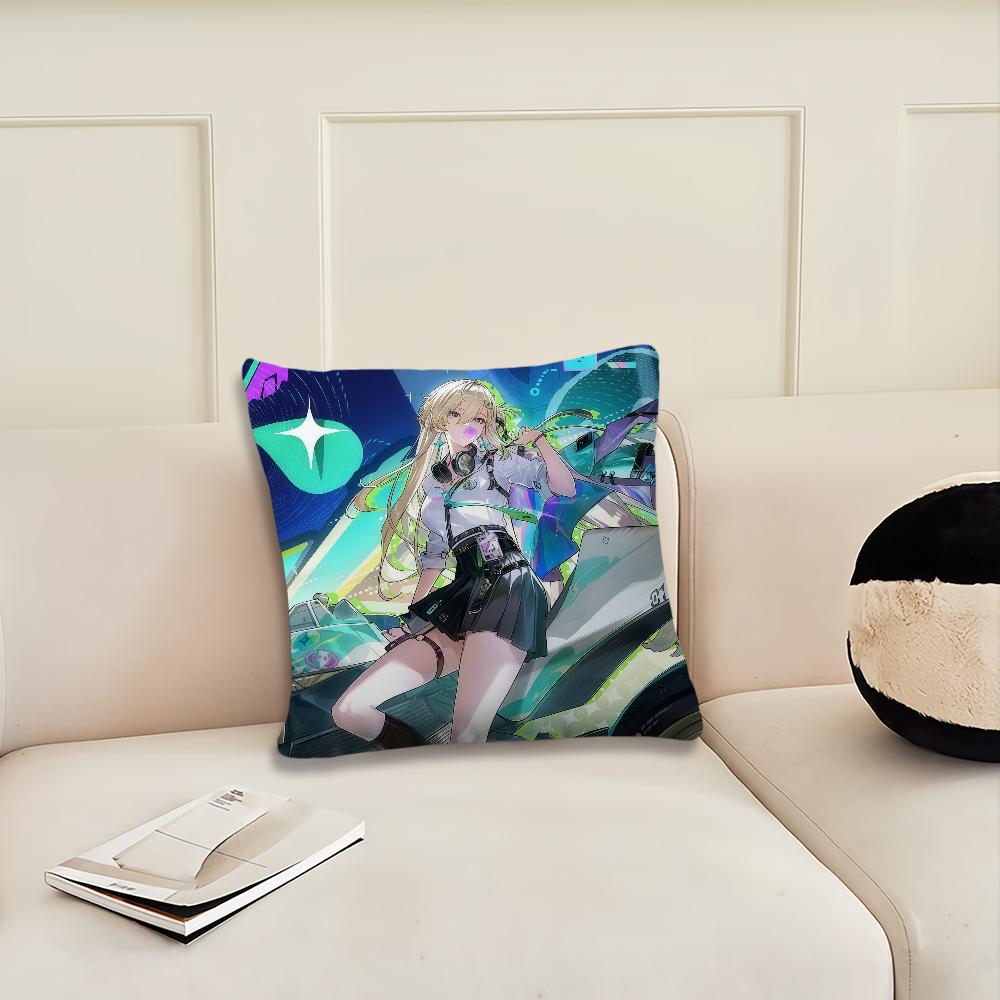 Game Wuthering Waves LYNAE cushion cover Pillow Cover Decoration Room Home Sofa living Office Car Nordic Simplicity