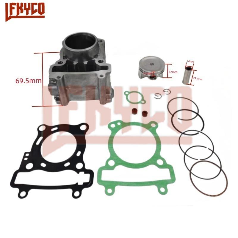 57mm Motorcycle Cylinder Kit Moto for Yamaha LC150 YZF R15 V2 Vixion NVL 2ND-E1311-00 150CC Piston Ring Gasket Tool Engine Parts