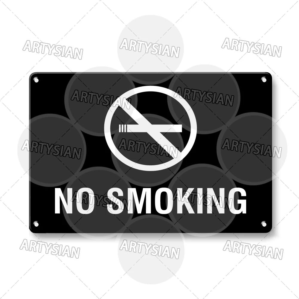 No Smoking Metal Sign Smoke Free Prohibition Warning Sign No Vaping Smokefree Plaque