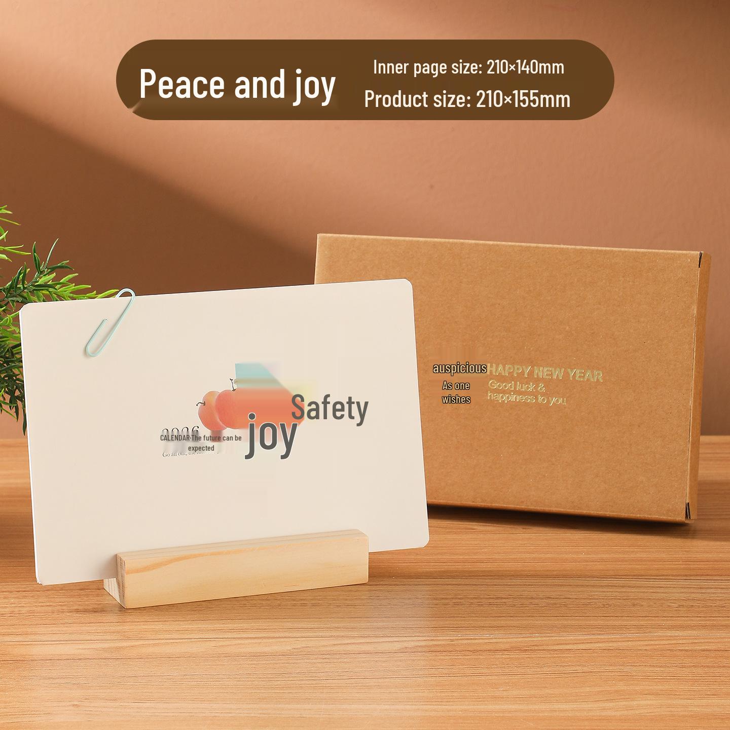 

2026 Customizable Acrylic Business Desk Calendar with Logo Printing