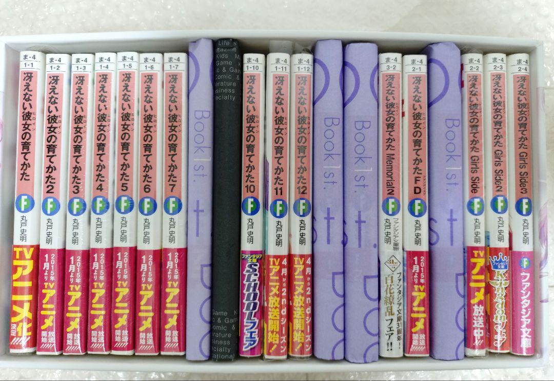 

[USED] Unread Saenai Heroine no Sodatekata Complete Set 10th Anniversary Storage Box with Bonus Booklet