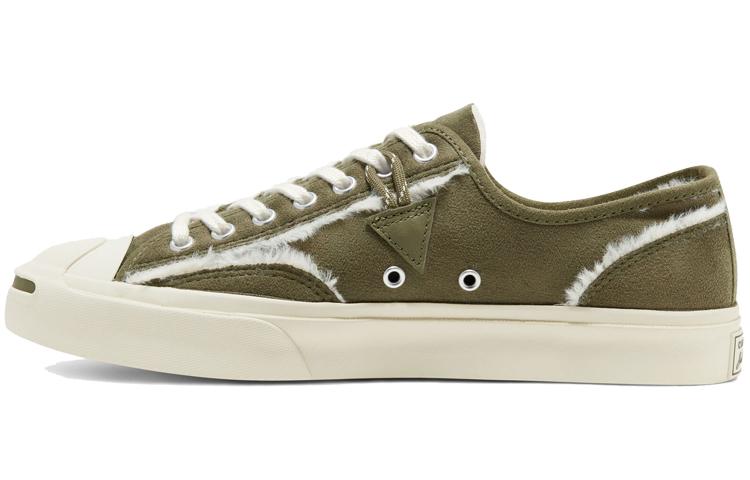 Кожаная куртка Converse Jack Purcell с подкладкой из искусственного меха Зеленый Белый 166511C 42.5