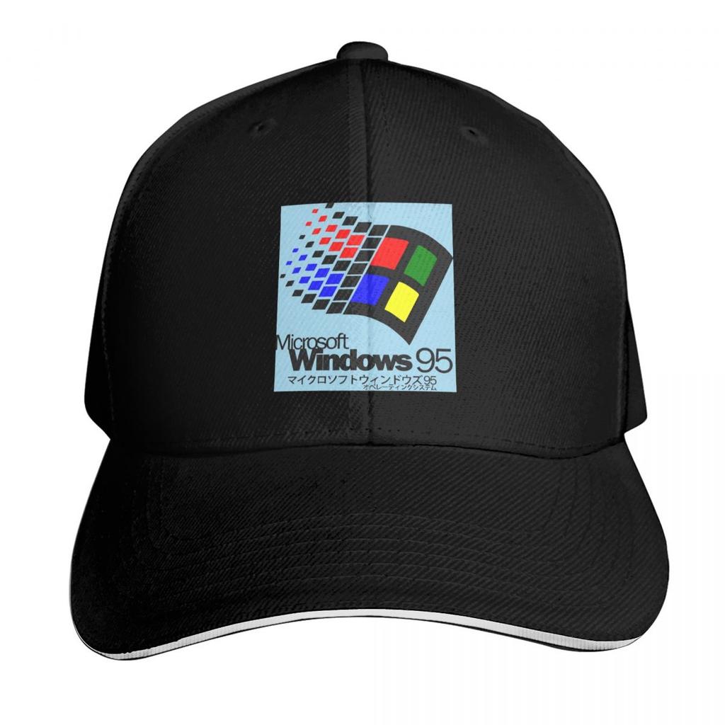 Windows 95 Geeks Nerd Cap Fashion Casual Baseball Caps Adjustable Hat Hip Hop Summer Unisex Baseball Hats