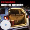 Car Trunk Dynamic Flowing Light Strip 200cm/400cm Automatic Car Lamp Lamp On/Off Silicone Scanning DIY Lamp Decorative Inte K6V7