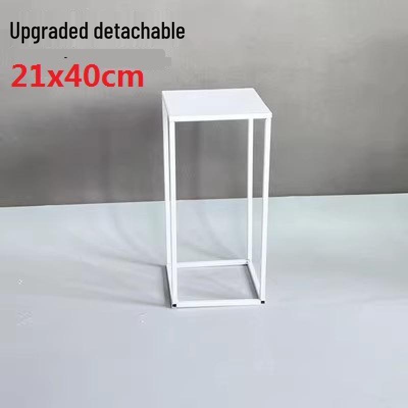 Geometric Square Frame Flower Stand for Weddings - Wrought Iron Artificial Flower Decor