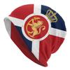 Gorro de punto con diseño de bandera de Noruega para mujer, estilo Hip Hop, para Unisex, cálido de invierno, con diseño de fiordo y montaña, Gorros