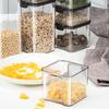 Airtight Transparent Plastic Food Storage Jar