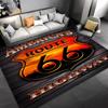 1pc U.S. Route 66 Entrance Mat, Non-Slip Mat Area Rug,Room Decor, Outdoor Decor, Kitchen Rug,Doormat - Machine Washable, Easy To Clean