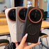 Dla Xiaomi 17 Ultra 15 Ultra 14 Ultra Galwanizowany PC z Teksturą Pasków Magnetyczne Etui na Telefon Odporne na Odciski Palców