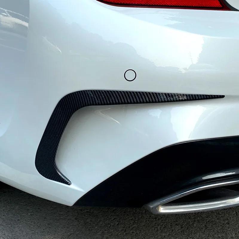 Car Accessories Rear Bumper Splitter Canard Side Spoiler Aprons Vent Sticker For BMW G20 G28 M Sport 318i 320i 330i 2019-2020