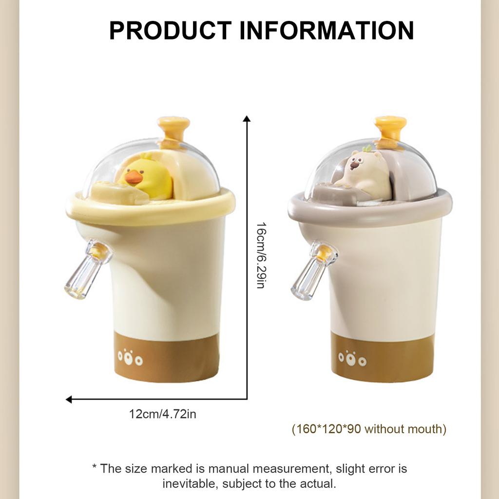 Water Bottle Pump Rechargeable Cartoon Bottle Dispenser Automatic Water Dispenser ABS Texture for Drinking Water