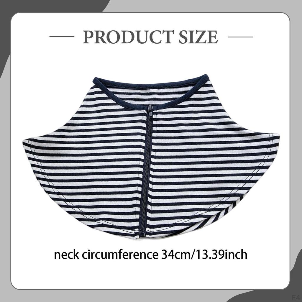 Neck Wrap Gaiter Comfortable Versatile Faux Scarf Breathable Easy to Wear Summer Portable with