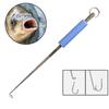 Fishing Blind Poking Fishhook Remover Deep Throat Stainless Steel Unhooking Remover Fish Extractor Deep Throat