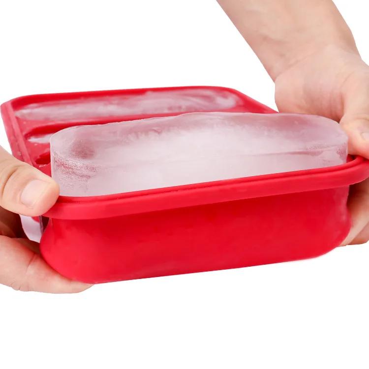 Giant Storage for Food Meal Sauce with Lid Cozinha Silicone Freezer Trays Extra Large Soup Ice Cube Tray Food Freezing Molds