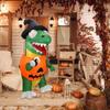 Dinosaure Gonflable Illuminé pour Halloween - Décoration de Jardin et d'Extérieur