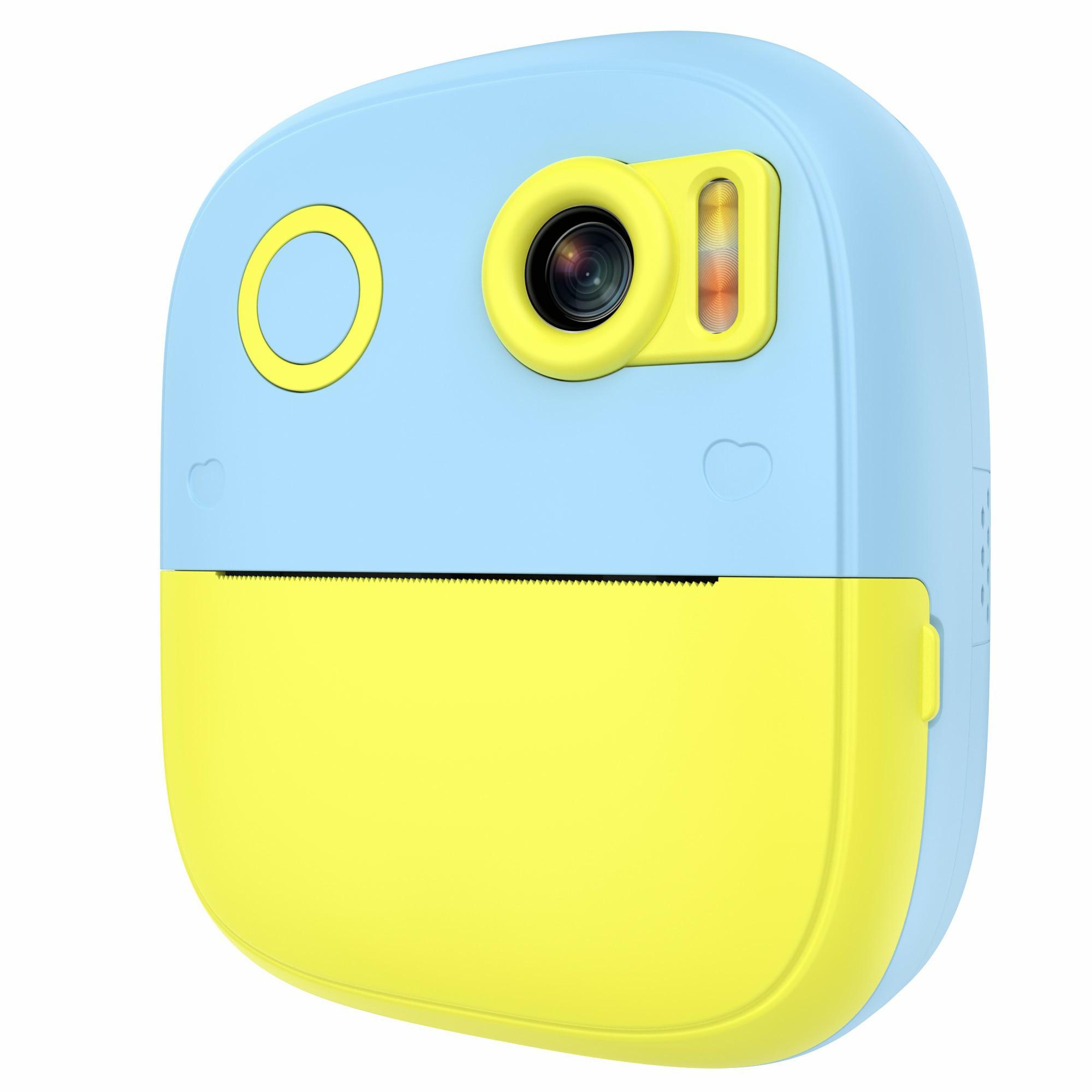 

P5 2.4-Inch Kids Instant HD Video Print Camera Photo Printer with 32G TF Card and Card Reader Blue