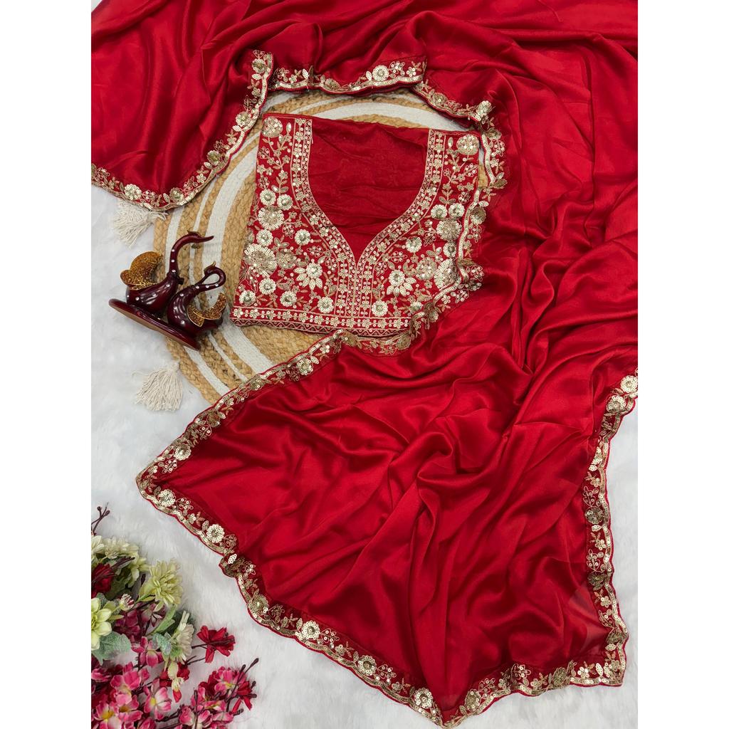 Festive special premium sequins saree collection