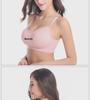 Wire-Free Plus Size Front Closure Nursing Bra for Pregnant Women - Adjustable, Seamless Design for Comfortable Feeding