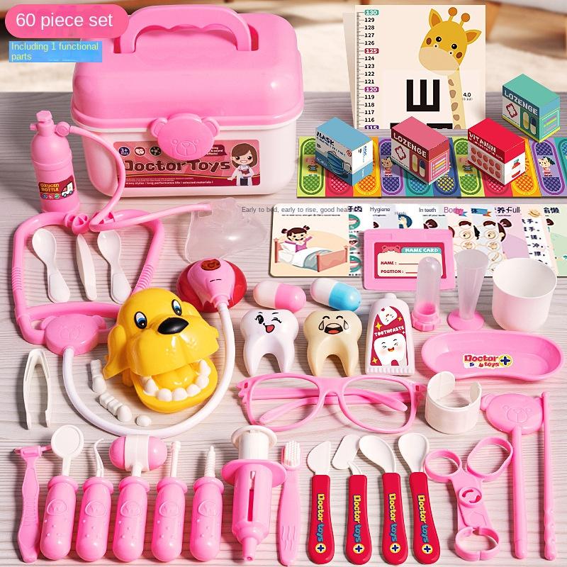 

Симуляційний набір лікаря для дітей, імітаційна гра, рольові ігри для дівчаток, аксесуари, медичний набір, інструменти медсестри, іграшки для дітей, подарунок